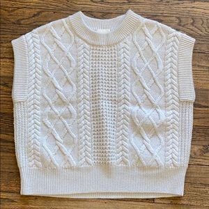 Wilfred Cropped Fisherman Sweater